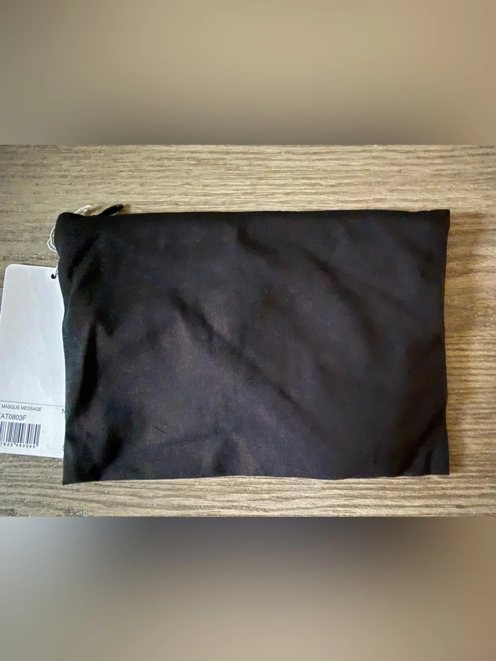 NWT Zadig & Voltaire Set of 2 Black Logo Cotton Mask with Zipper Pouch